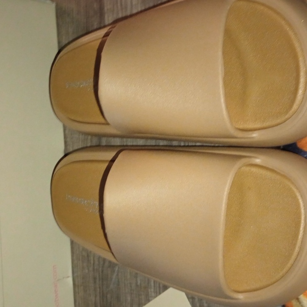Beach Slides By J Slides Tan & Grey Available - image 2